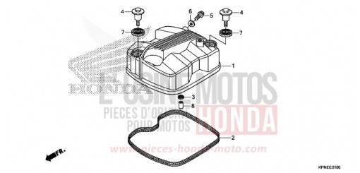 COUVERCLE DE CULASSE GLR1251WHF de 2015